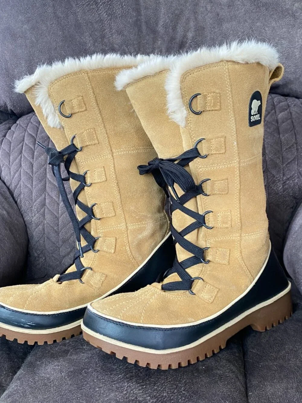 Sorel Women's Tan Tivoli High NL2093 373 Waterproof Winter Boots Size US 9 - Picture 2 of 10